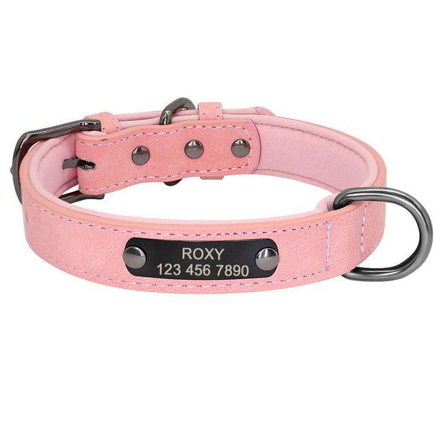 CUSTOM LEATHER DOG COLLAR