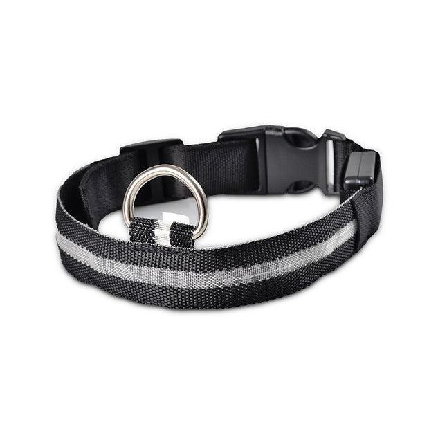 Nylon Pet Dog Collar LED Light