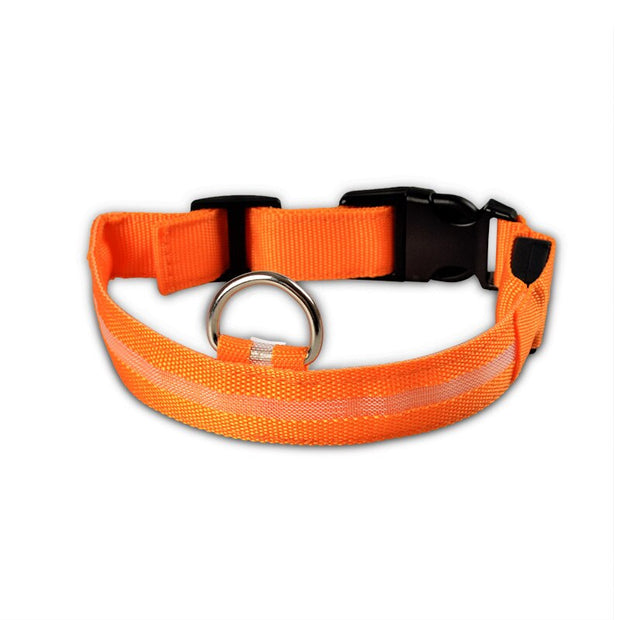 Nylon Pet Dog Collar LED Light