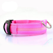 Nylon Pet Dog Collar LED Light