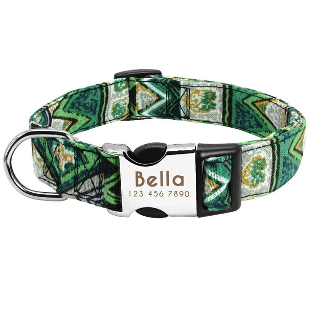 NYLON PET DOG TAG COLLAR