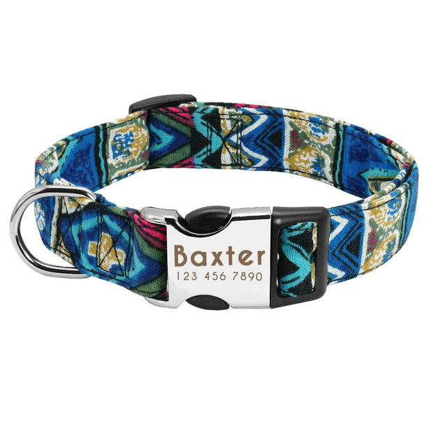 NYLON PET DOG TAG COLLAR