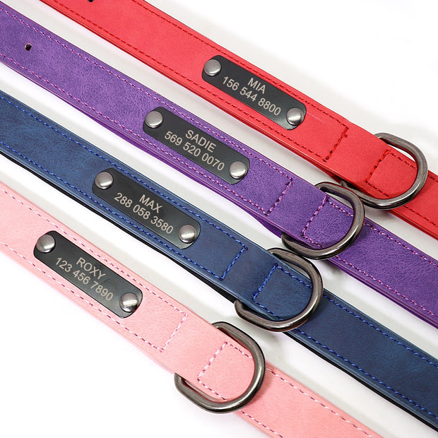 CUSTOM LEATHER DOG COLLAR