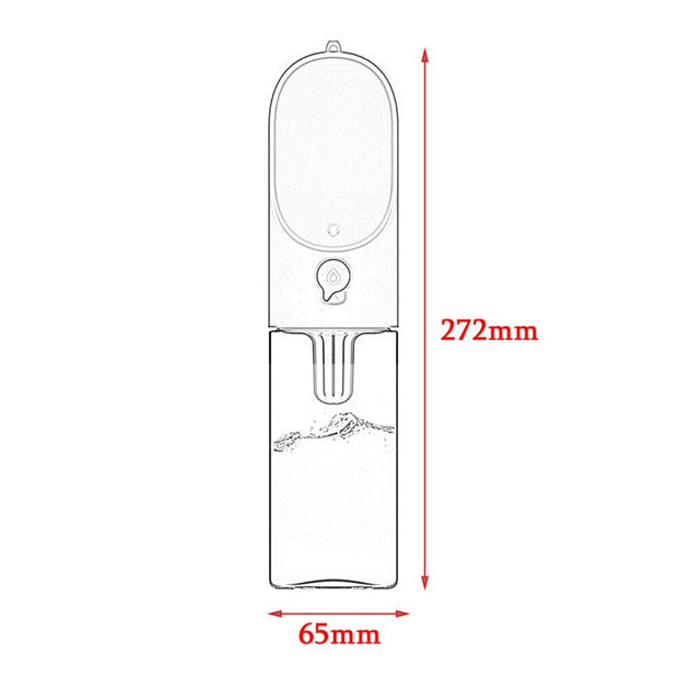 Pet Dog Fedding Water Bottle