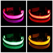 Nylon Pet Dog Collar LED Light